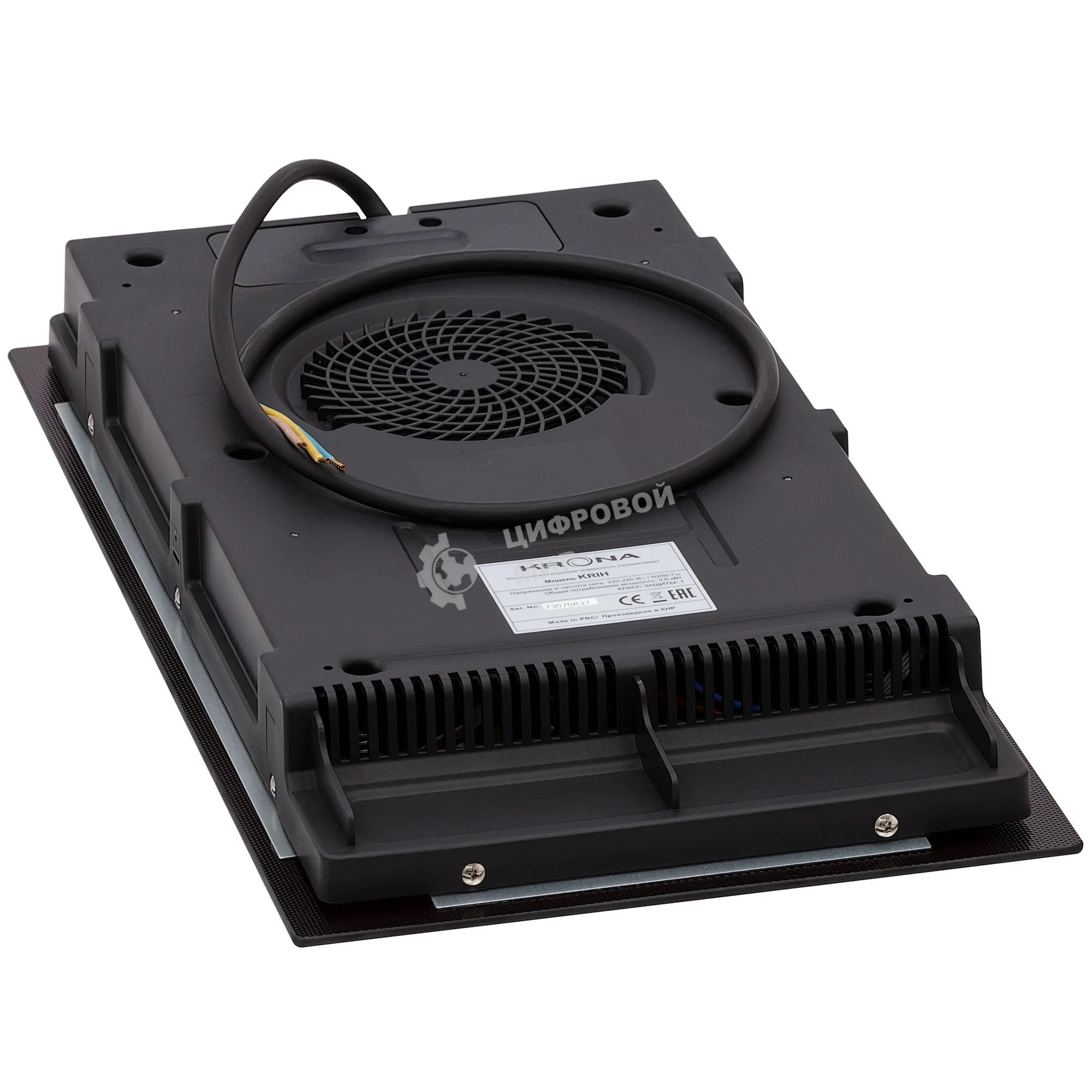 Индукционная варочная панель Krona ERDE 30 BL 2BFTS черный