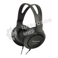 Наушники мониторные Panasonic RP-HT161E-K 2м черный проводные (оголовье)