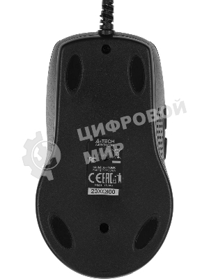 Мышь проводная + коврик A4Tech X-7120 черный, 2000 dpi, USB, кнопки - 7