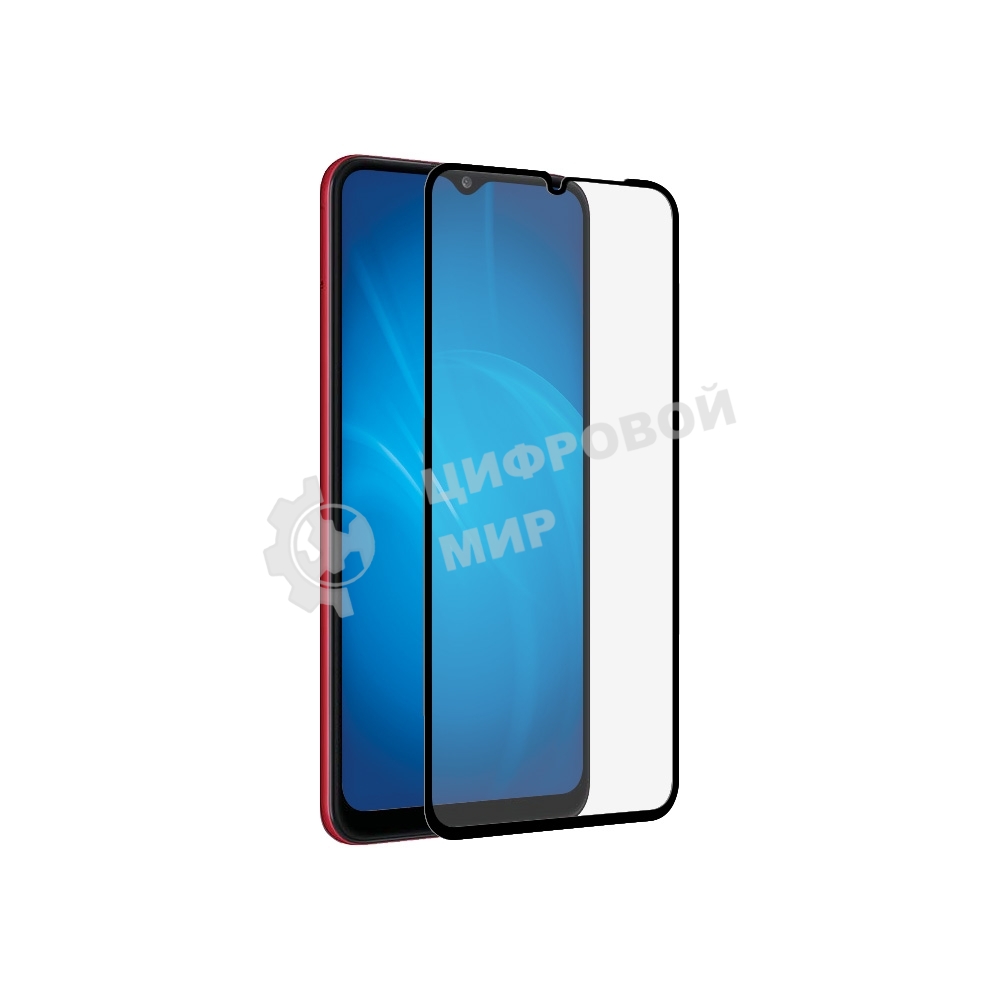 Защитное стекло для экрана DF sColor-110 для Samsung Galaxy A02/A02s/A12/M12 1 шт, черный df scolor-110 (black)