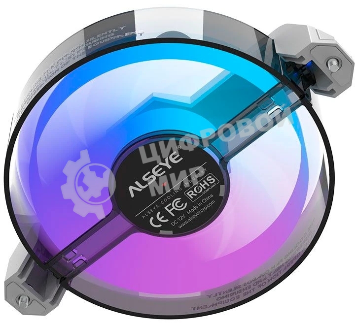 Вентилятор для корпуса ALSEYE Φ12(DM12)-W (Clear Frame)