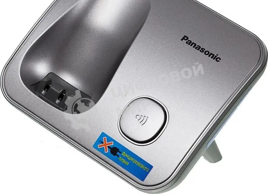 Телефон беспроводной (DECT) Panasonic KX-TG6811RUM (серебристый) Беспроводной DECT,40 мелодий,телефонный справочник 120 зап.