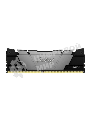 Оперативная память Kingston Fury Renegade, DDR4, 32GB (2x16GB), 3200MHz, CL16, DIMM, с радиаторами, серый/черный