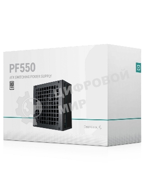 Блок питания Deepcool/GamerStorm PF550, 550Вт, 80 PLUS, 120мм, черный