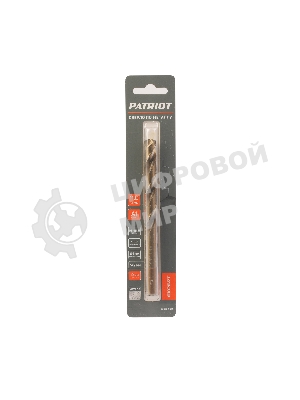 Сверло PATRIOT EXPERT по металлу, Р6М5К5, 11,0 мм, 1 шт в блистере