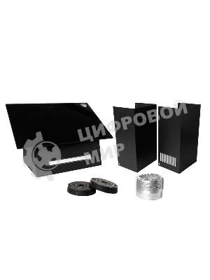 Вытяжка каминная Garlyn CH-60 черный управление: сенсорное (1 мотор)