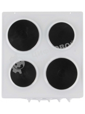 Плита электрическая Flama AE 1402 W белый, конфорок 4 шт, духовка 50 л, 50 см x 85 см x 60 см