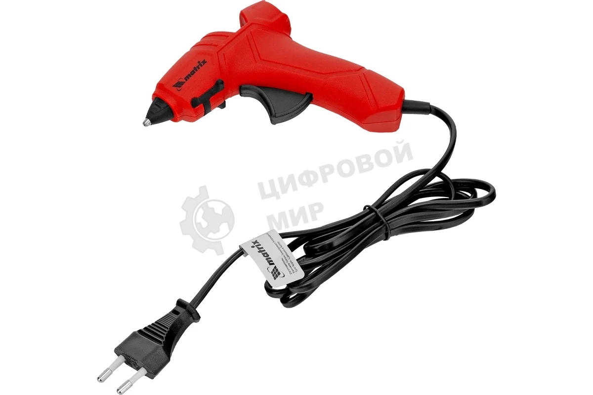 Клеевой пистолет Matrix, 7 мм, 15 (60) Вт, 8 г/мин