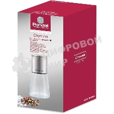 Мельница для перца и соли Rondell Cayenna RD-1801, стальной