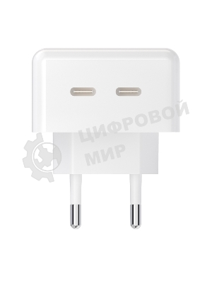 Сетевое зарядное устройство Maxvi CHL-604PD Type-C\Type-C 40W 6A (3A+3A) PD QC3.0, белый