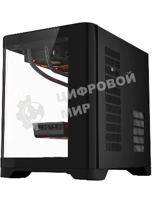 Компьютерный корпус 1STPLAYER UVIEW UV5 Black/mATX/UV5-BK