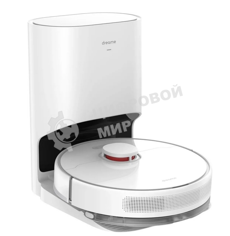 Робот-пылесос Dreame RLS3D Vacuum and Mop D10 Plus белый, 46 Вт, 5200 мА·ч Li-Ion, уборка сухая/влажная, пылесборник контейнер 0.4 л