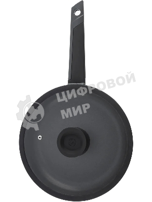 Сковорода Rondell Kontur RDA-1486, 24 см, с крышкой, графитовый