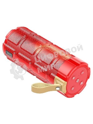 Портативная колонка HOCO HC7 красный LED подсветка
