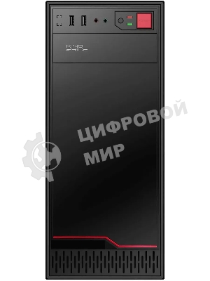 Компьютерный корпус KingPrice KPCC-MD201 черный без БП ATX 1x80мм 4x120мм 2xUSB 2.0 audio