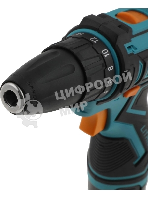 Дрель-шуруповерт Bort BAB-12x2Li-FD, 12 В, 1,5 Ач, 36 Нм, щеточный