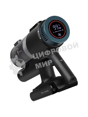 Пылесос вертикальный Leonord LE-1405 BLDC черный/голубой, питание от аккумулятора, 450 Вт, уборка сухая, пылесборник 0.5 л