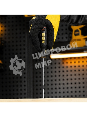 Отвертка Denzel PH1х100 мм, S2, 3к рукоятка