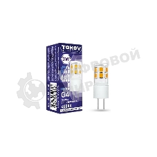 Лампа светодиодная TOKOV ELECTRIC 3Вт Capsule 4000К G4 220-240В