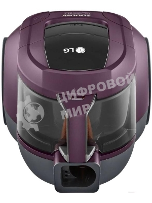 Пылесос LG VC5420NHTCW фиолетовый, 380/2000 Вт, уборка сухая, пылесборник контейнер 1.3 л