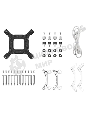 Система водяного охлаждения Deepcool LE360 V2 Pure Soc-AM5/AM4/1200/1700/1851 белый 4-pin 19-31.6dB Al 250W 1554gr Ret (R-LE360PURE-WHLNMD-G-1)