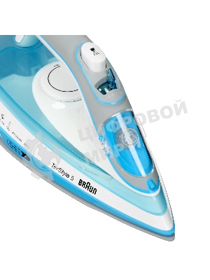 Утюг Braun SI5006BL белый/голубой, 2600 Вт, 50 г/мин, 180 г/мин, 300 мл