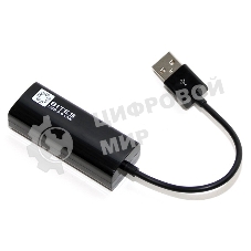 Адаптер USB Ethernet Кабель-адаптер USB2.0 -> RJ45 10/100 Мбит/с, 10см. 5bites UA2-45-02BK