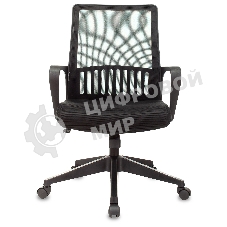 Кресло Бюрократ MC-201/TW-11 черный, сетка, 120 кг, механизм качания