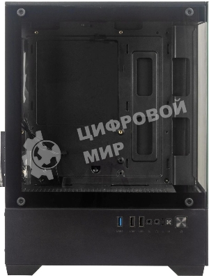 Компьютерный корпус Accord ACC-ZCU2B черный без БП mATX 1x120мм 1xUSB3.0 1xUSB3.1 audio