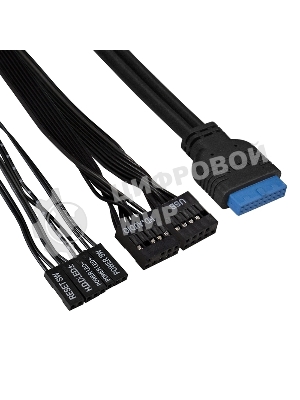 Компьютерный корпус Miditower ExeGate CP-603UB-UNS400 (ATX, БП UNS400 с вент. 12см, 2хUSB, аудио, черный)