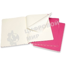 Блокнот Moleskine Cahier Journal, 120 стр, без разлиновки, розовый неон ch023d17