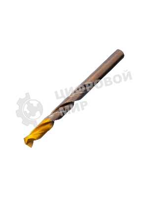 Набор сверл по металлу Denzel 1-10 мм, Р6М5К8-TiN, Golden Tip, 19 шт