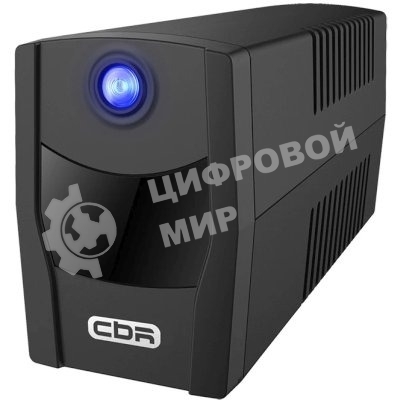 Источник бесперебойного питания CBR QTM-850T-2F-LCUC / 850ВА / 480Вт / 2xSchuko CEE7