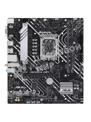 Материнская плата ASUS PRIME H610M-A WIFI, LGA 1700, Intel H610, 2xDDR5, 4xSATA, 2xM.2, 1xPCIe 4.0 x16, 1xDP, 1xHDMI, 1xVGA, 1x1Gb LAN, 1xUSB 3.2 Gen 2, 4xUSB 2.0, 3x3.5 мм, 7.1, mATX