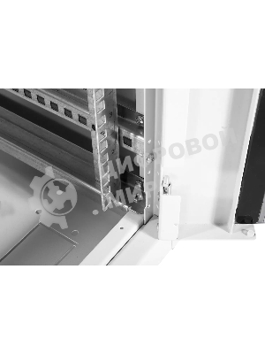 Шкаф телекоммуникационный напольный ЦМО ШТК-Э, IP20, 30U, 1454х600х1000 мм (ВхШхГ), дверь: стекло, боковая панель: сплошная, разборный, серый