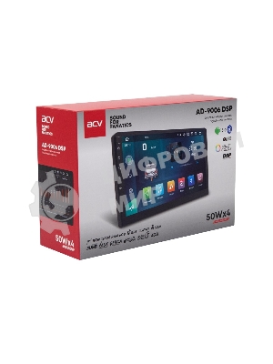 Автомагнитола ACV AD-9006DSP, 2 DIN, 9