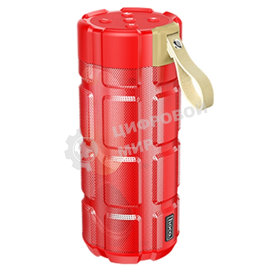 Портативная колонка HOCO HC7 красный LED подсветка