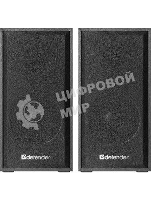 Акустическая система Defender SPK-240 2.0 черный (2x3 Вт, USB пит, раз. д. науш.)