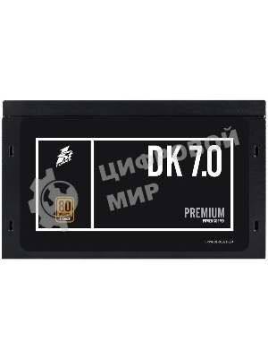 Блок питания 1STPLAYER DK PREMIUM PS-700AX, 700Вт, 80 PLUS Bronze, 120мм, черный