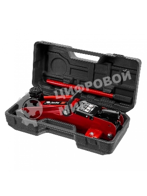 Домкрат гидравлический подкатной MTX, 2т, 135-320 мм, в пласт. кейсе 51083