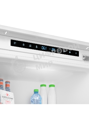 Встраиваемый холодильник Maunfeld MBF193SLFWGR Inverter белый двухкамерный 229/76 л морозилка снизу