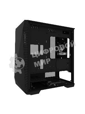 Компьютерный корпус ZALMAN Z1 ICEBERG, MicroATX, черный, WINDOW, 2xCOMBO (3.5