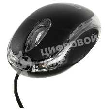 Мышь проводная CBR CM 122 черный, 1000 dpi, USB, кнопки - 3