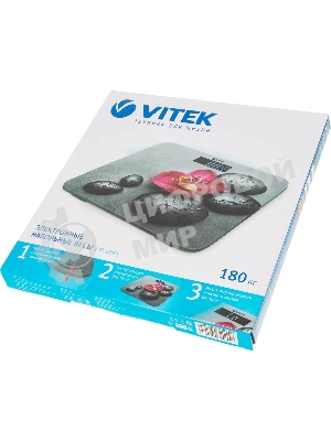 Весы напольные электронные Vitek VT-8084 MC до 180 кг, рисунок