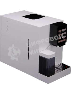 Кофемашина автоматическая Hyundai HAM-4103 белый, исп. кофе - молотый/зерновой, 1.2 л, 1500 Вт, 19 бар