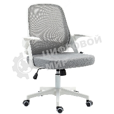 Кресло компьютерное Cactus CS-WMC212-GY белый/серый, сетка/ткань