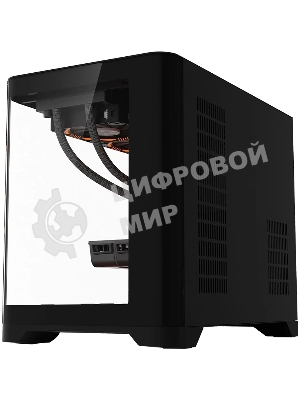Компьютерный корпус 1STPLAYER UVIEW UV6 черный mATX UV6-BK