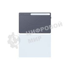 Чехол Samsung для Tab S10 FE+ Smart Book Cover поликарбонат/полиуретан голубой (EF-BX620PLEGRU)