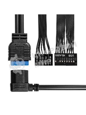 Компьютерный корпус Desktop ExeGate MI-307U2-M450 (mini-ITX/mATX, БП M450 с вент. 8см, 2хUSB+2хUSB 3.0, HD аудио, черный)