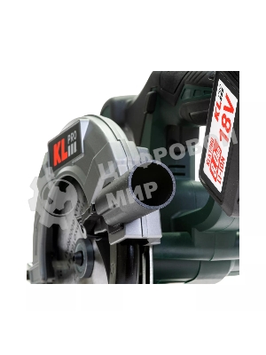 Профессиональная пила циркулярная бесщеточная KLPRO KLDAT18B-80 (18 В/8,0 А·ч, 3650 об/мин, 165мм)